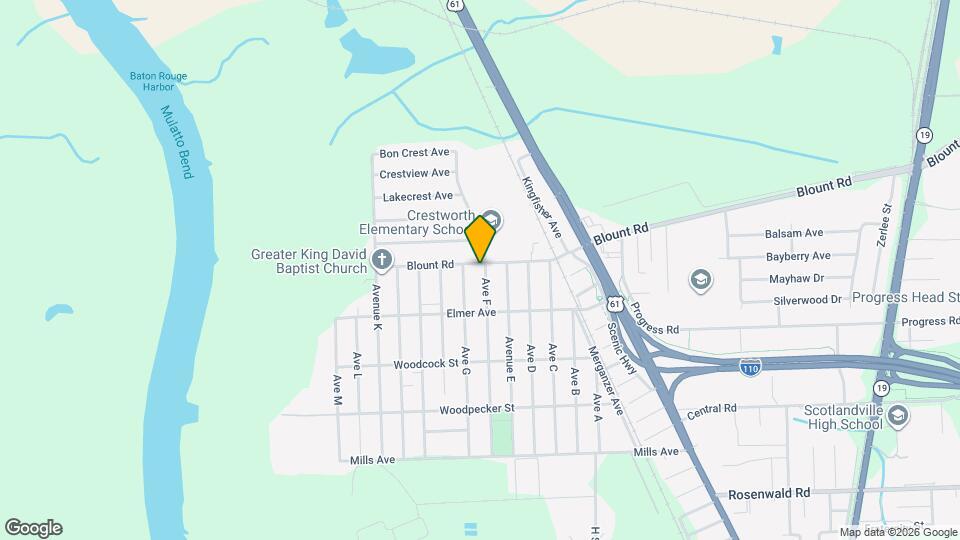 10565 Ave F Map and Location Details