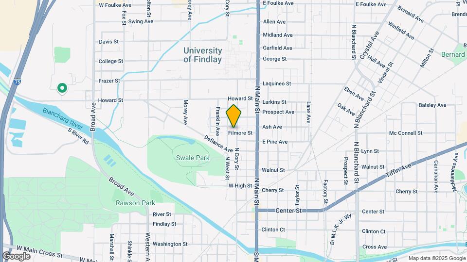 700 N Cory St Mapa y Detalles de la Ubicación