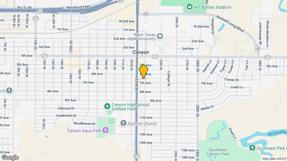 610 24th St Map and Location Details