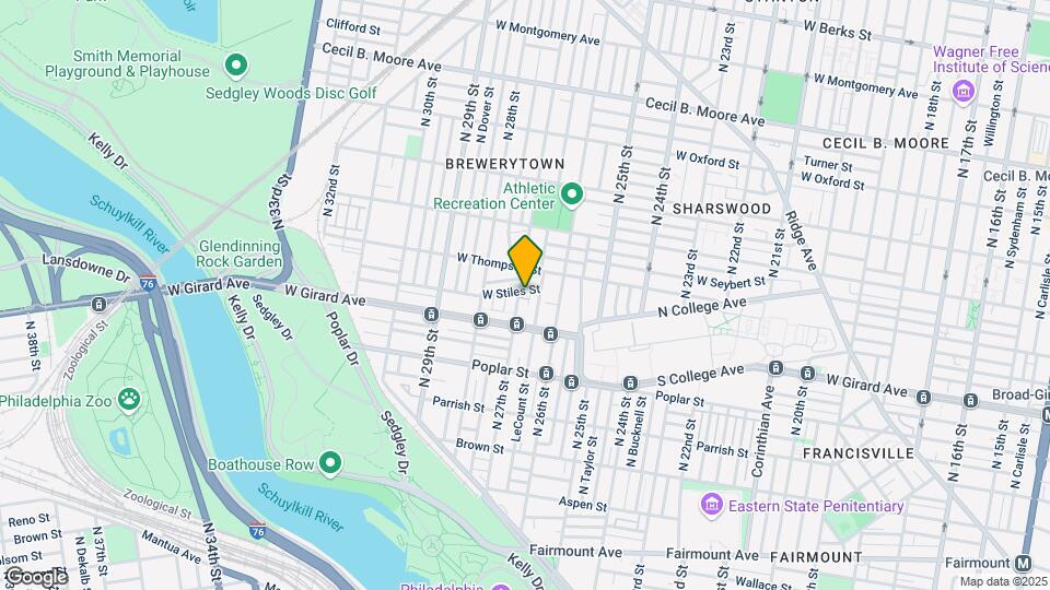 1243 N 27th St, Unit C Map and Location Details