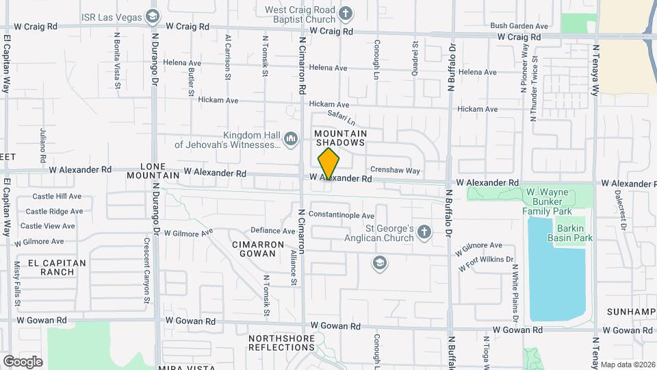 3975 Silver Strike Ct Map and Location Details