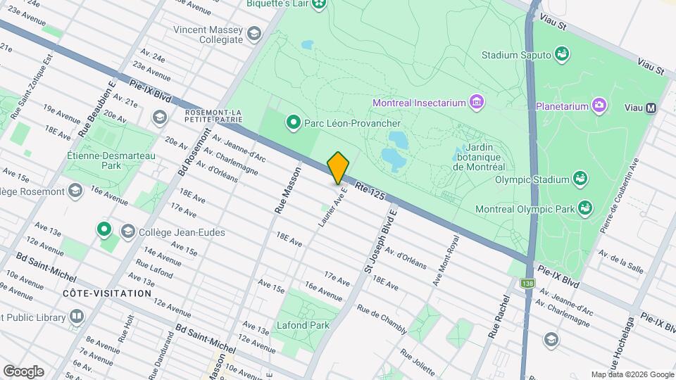 5201-5215 Jeanne-D'arc Map and Location Details