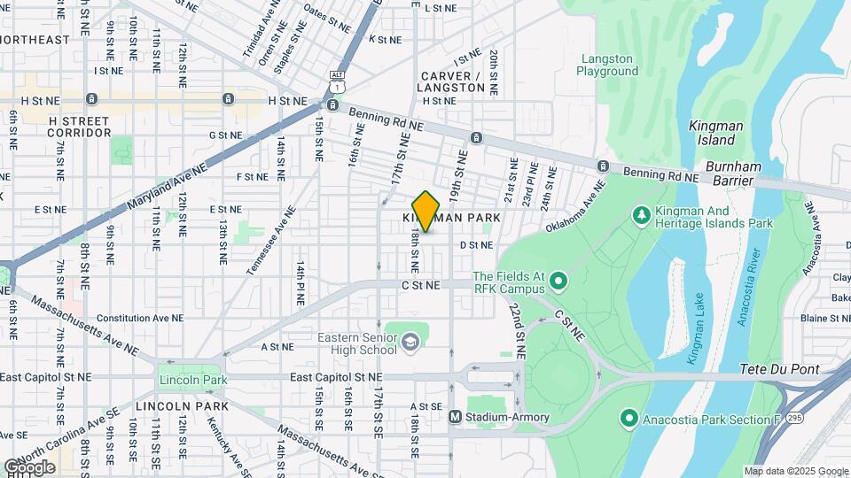 1812 D St NE Mapa y Detalles de la Ubicación