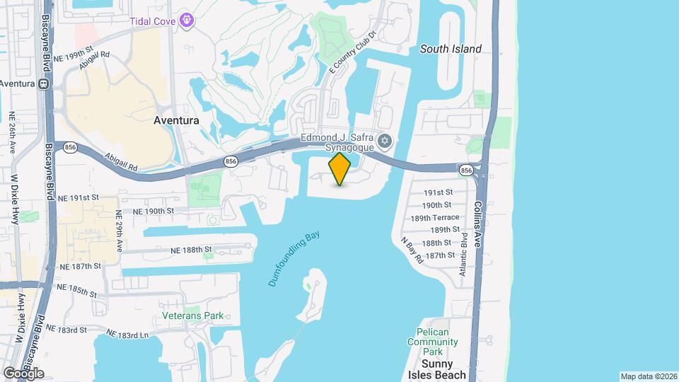 3600 Mystic Pointe Dr, Unit 02 Map and Location Details