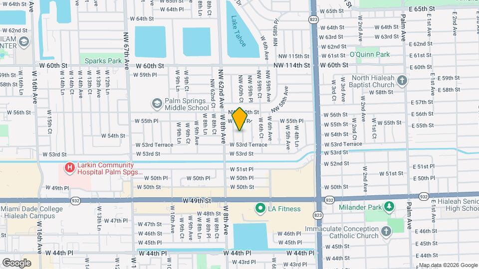 5410 W 7th Ave Map and Location Details