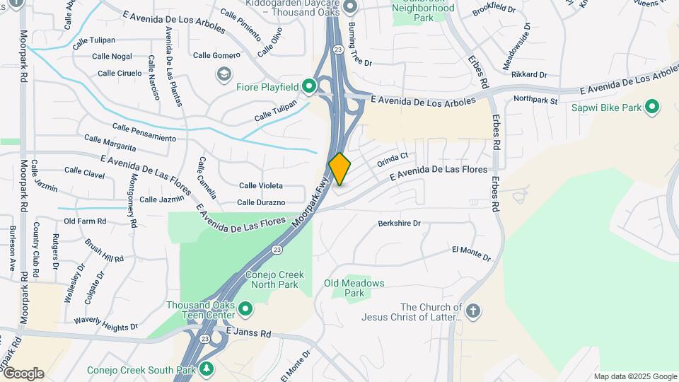 1652 Orinda Ct Map and Location Details