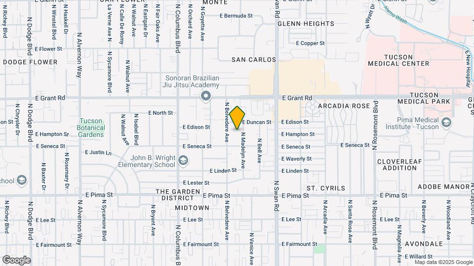 2201 N Madelyn Ave Mapa y Detalles de la Ubicación