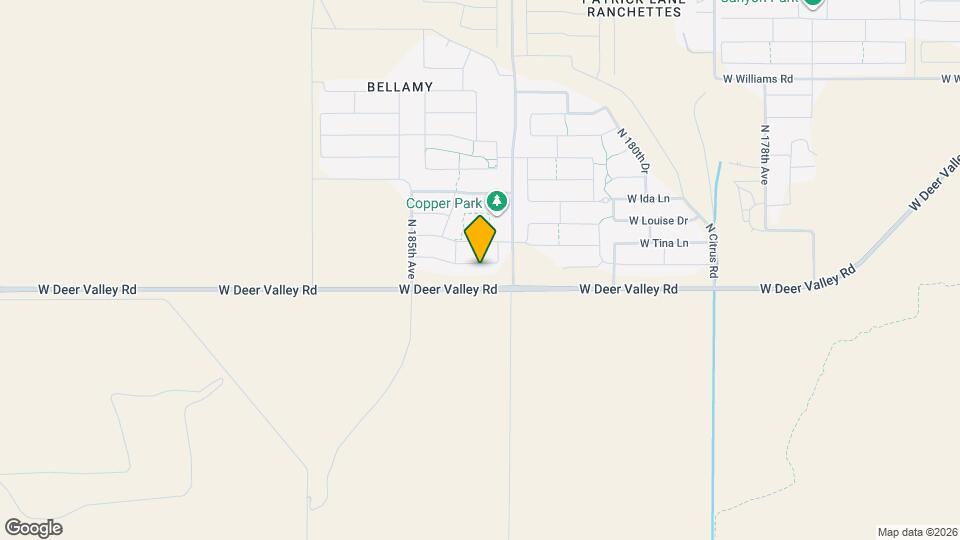 18357 W Via Del Sol Map and Location Details