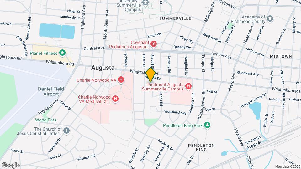 1525 Stovall St Map and Location Details
