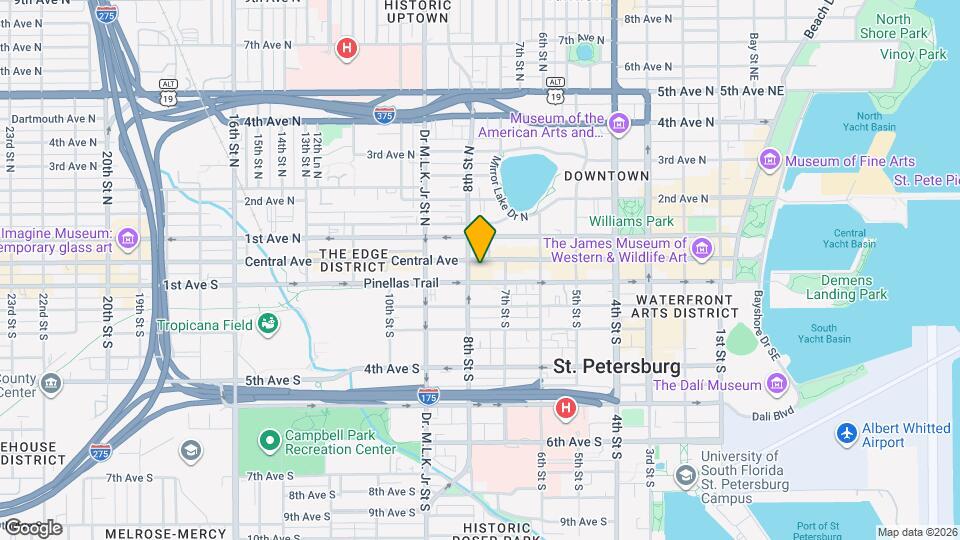 725 1st Ave S Map and Location Details