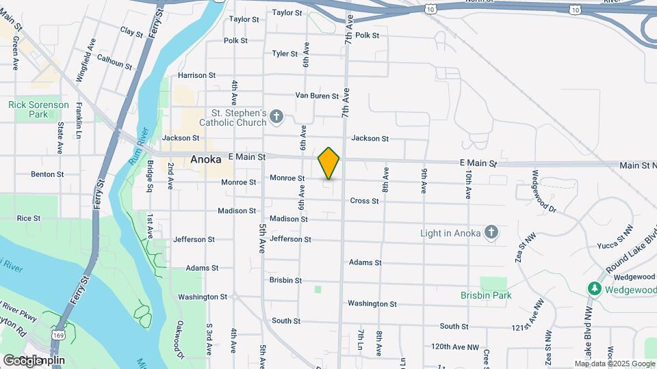 636 Monroe St Map and Location Details