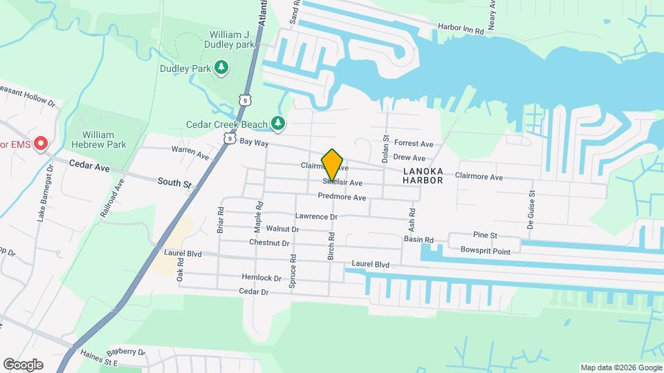 209 Sinclair Ave Map and Location Details