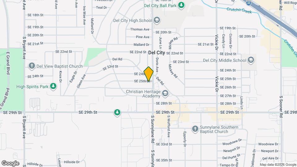 4220 SE 25th St Map and Location Details