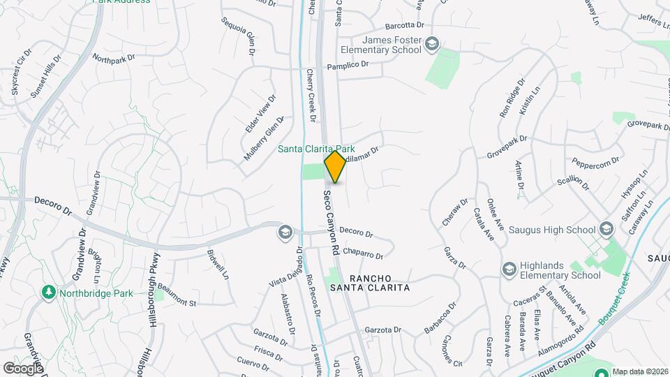 27220 Seco Canyon Rd Map and Location Details