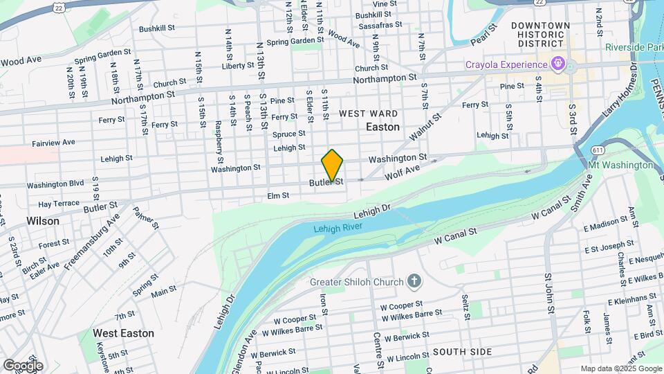 1056 Butler St Map and Location Details