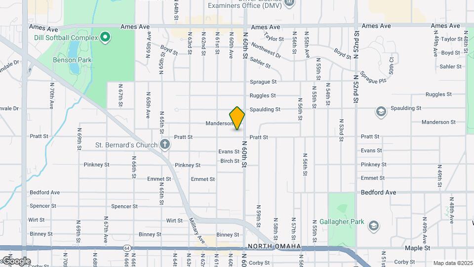 6016 Pratt St Mapa y Detalles de la Ubicación