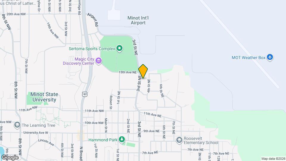 1326 3rd St NE Map and Location Details