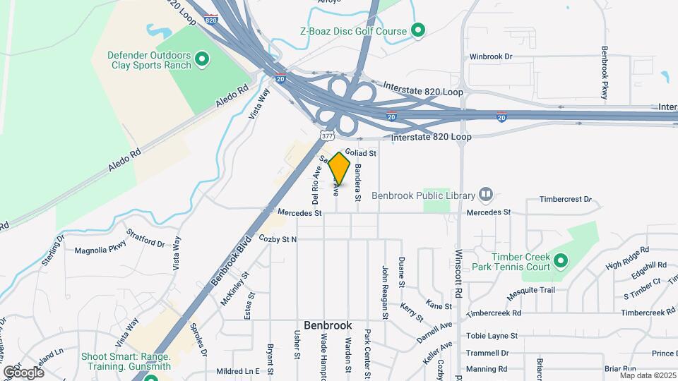 121 San Saba Ave Map and Location Details
