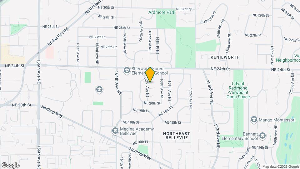 2210 167th Ave NE Map and Location Details