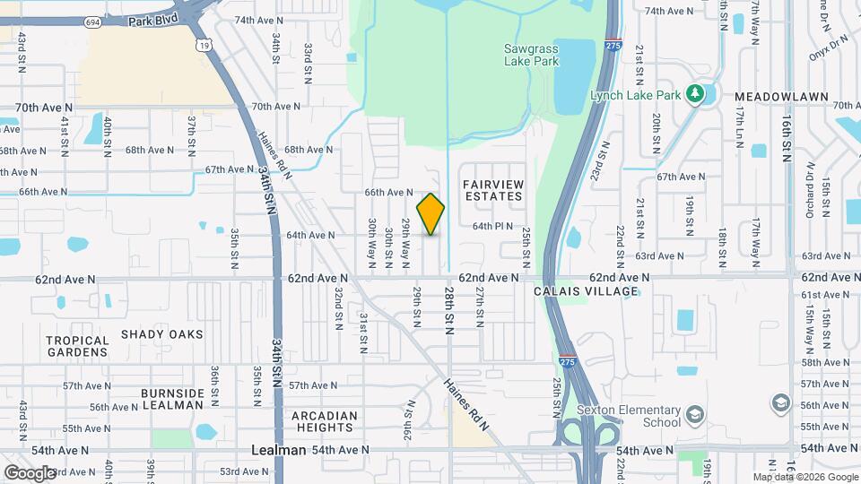 6379 29th St N Map and Location Details