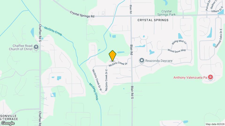 10495 McGirts Creek Dr Mapa y Detalles de la Ubicación