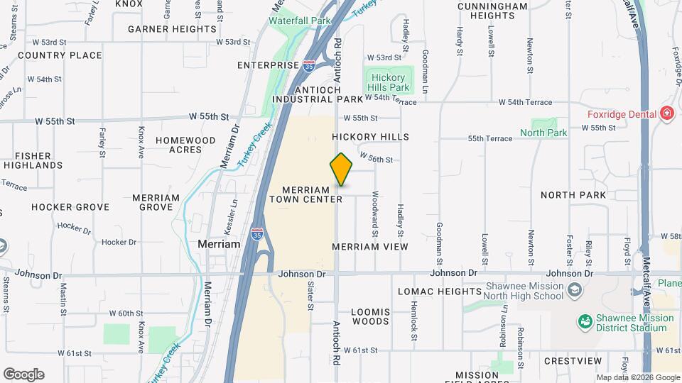 5647 Antioch Rd Mapa y Detalles de la Ubicación
