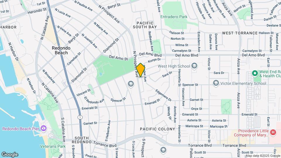 226 N Prospect Ave Map and Location Details