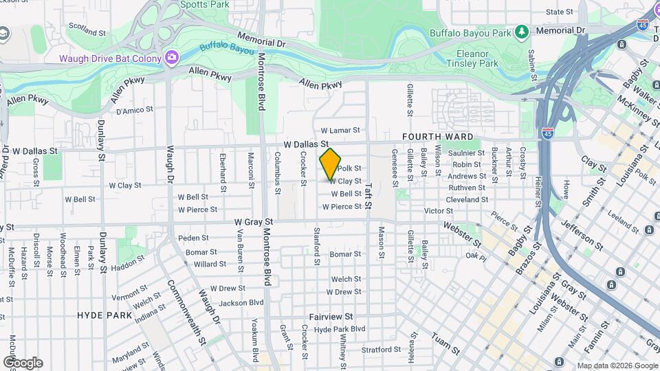 519 W Clay St Map and Location Details