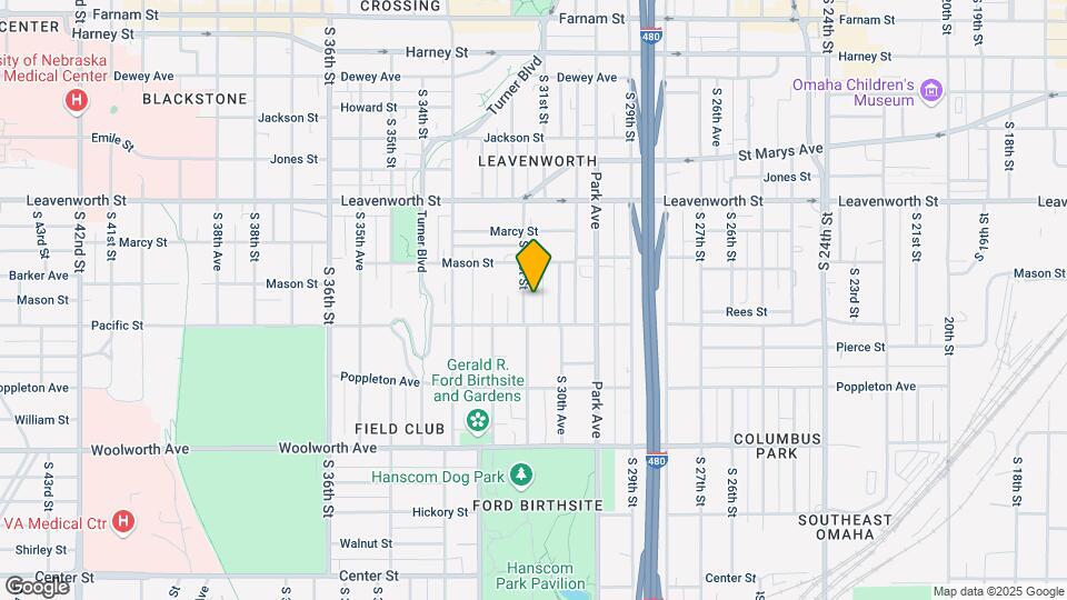1029 S 31st St Map and Location Details