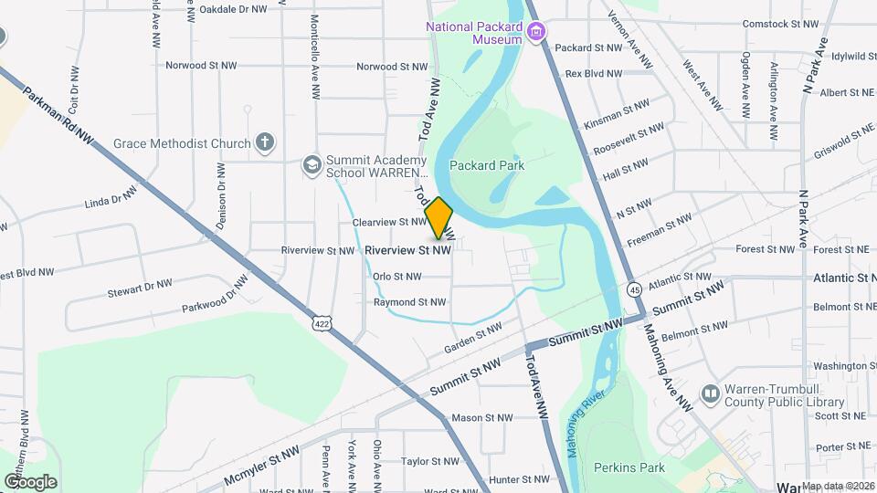 950 Riverview St NW Map and Location Details