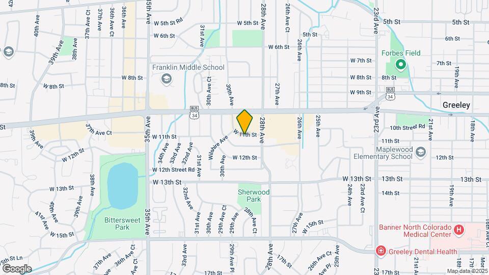 2828 W 11th St Map and Location Details