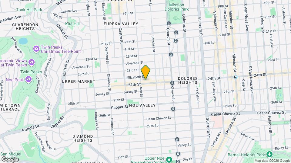 3968 24th St Map and Location Details