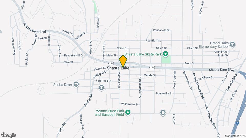 4216 Shasta Dam Blvd Map and Location Details