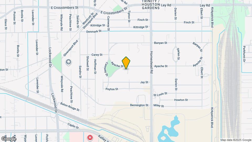 6928 Apache St Map and Location Details