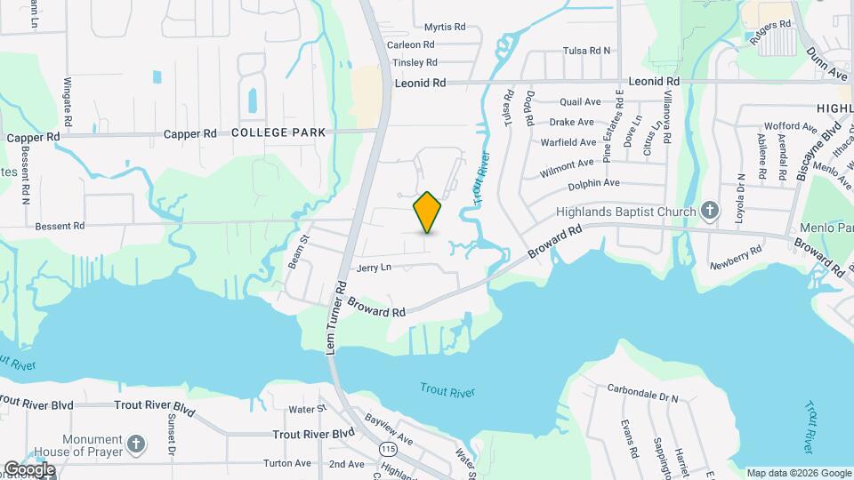 10323 Marsh Edge Ct Mapa y Detalles de la Ubicación