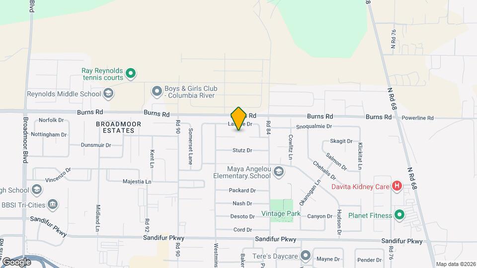 8605 Zepher Ct Map and Location Details