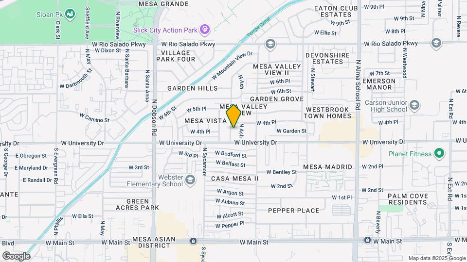 429 N Saguaro Map and Location Details