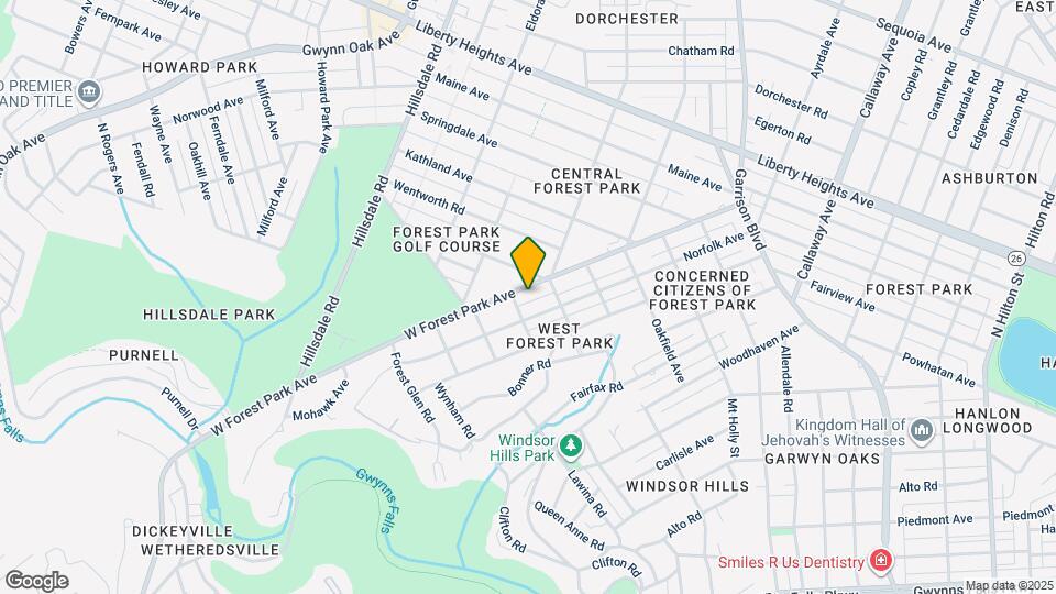4311 W Forest Park Ave Mapa y Detalles de la Ubicación