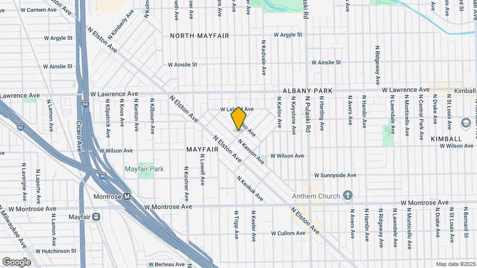 4649 N Kasson Ave Map and Location Details