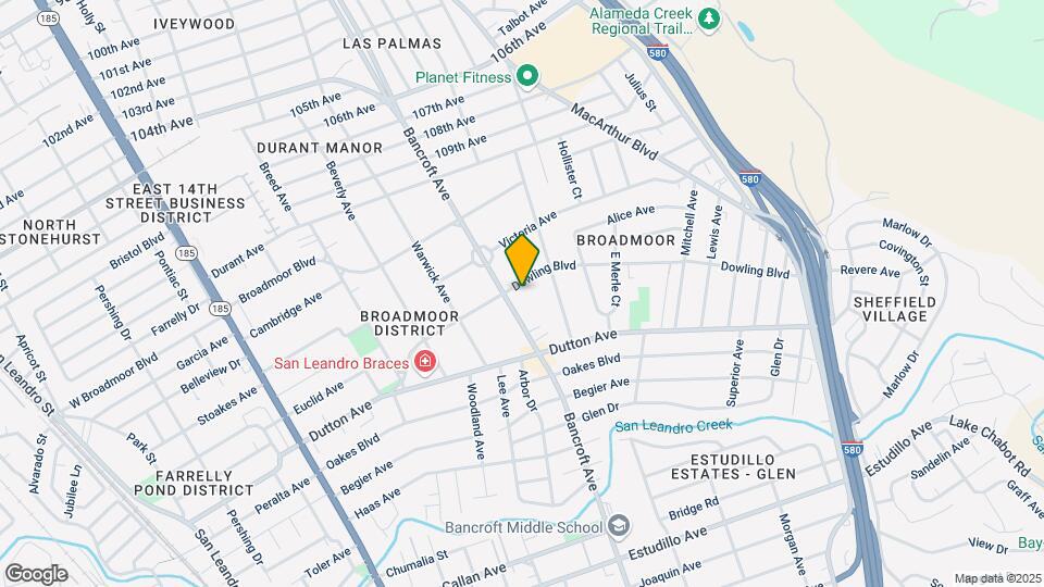 627 Dowling Blvd Mapa y Detalles de la Ubicación