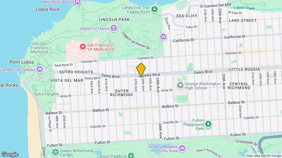 517 36th Avenue Map and Location Details