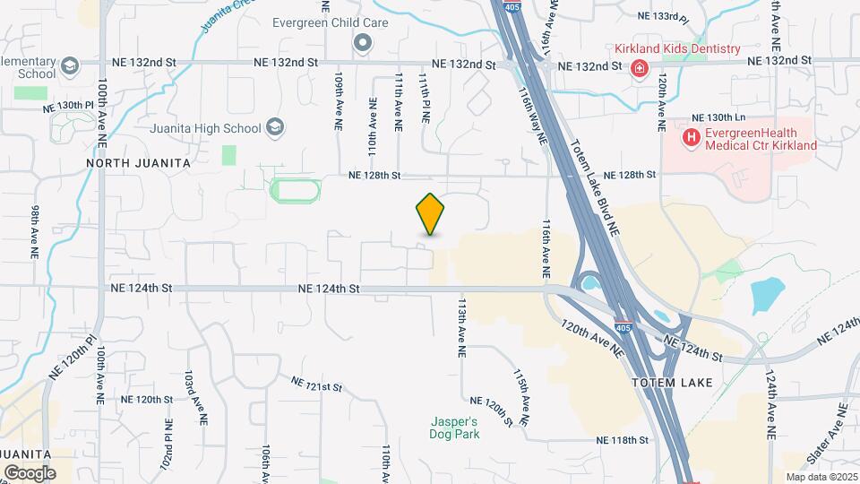 11114 NE 125th Ln, Unit Kirkland Place Map and Location Details