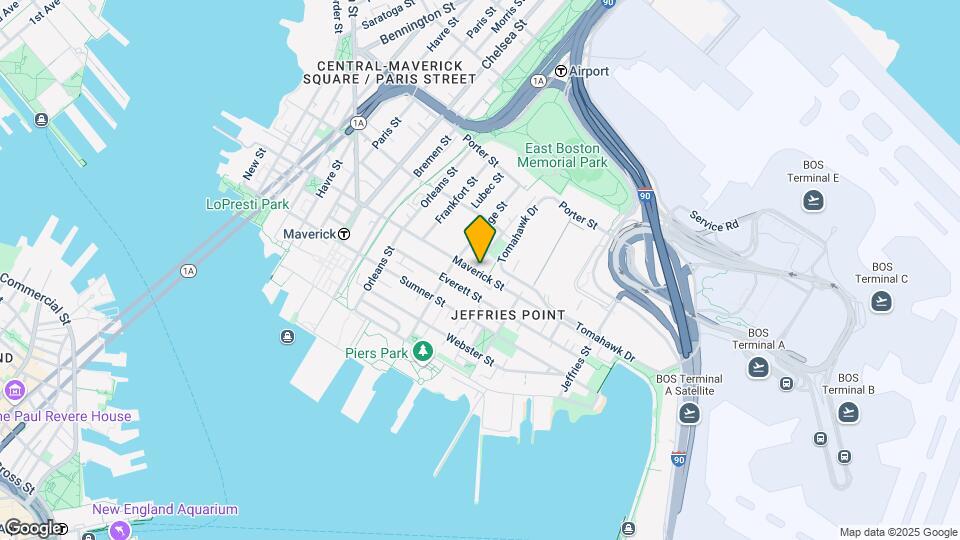 262 Maverick St Mapa y Detalles de la Ubicación