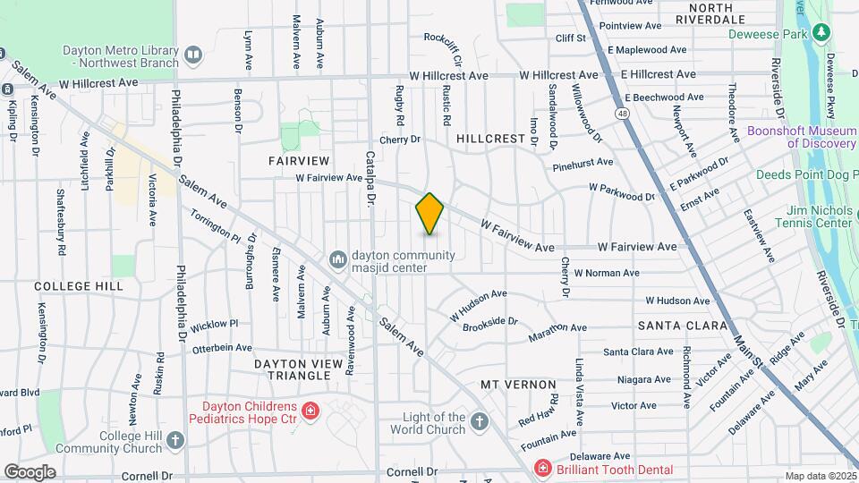 2038 Emerson Ave Map and Location Details