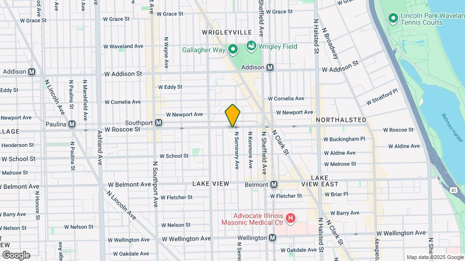3356 N Seminary Ave Map and Location Details