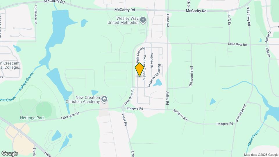 1208 Polk Crossing Mapa y Detalles de la Ubicación