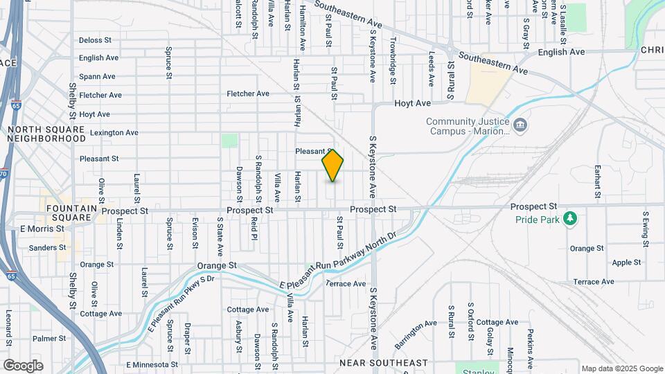 1026 St Paul St Map and Location Details
