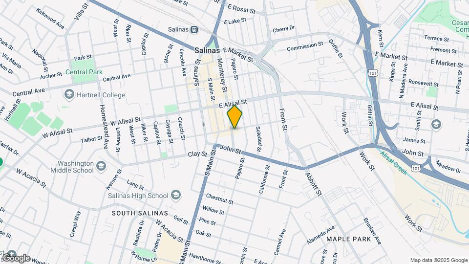 401 Monterey St Mapa y Detalles de la Ubicación