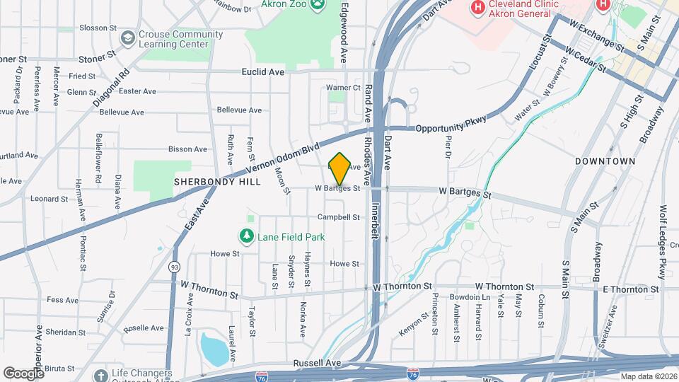 384 W Bartges St Map and Location Details