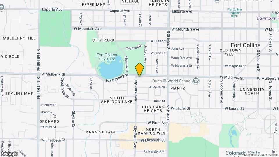 1319 W Mulberry St Map and Location Details